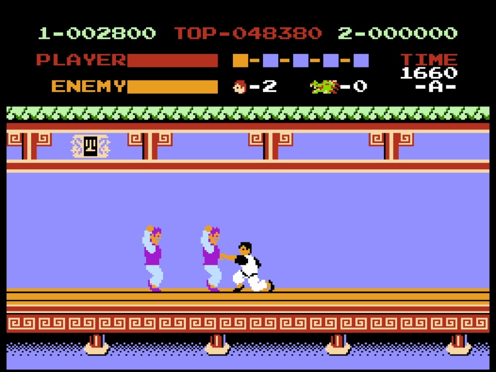 Gameplay of Kung Fu for NES